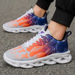 Men's sneakers, versatile, fashionable, trendy, thick-soled, non-slip, plus-size casual shoes, running shoes