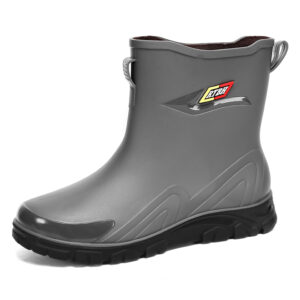 High-end high-top rain boots, men's high-quality long rain boots, water shoes, mid-leg waterproof shoes, rubber shoes, non-slip